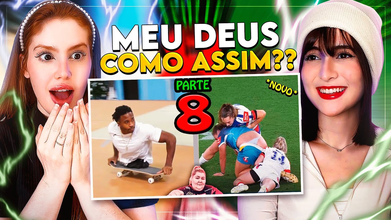 REACT | Os Momentos mais Vergonhosos nos Esportes PARTE 8. + Futebol Feminino | CR Reacts