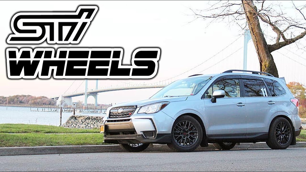 Я поставил диски STi на свой Forester, и они выглядят ПОТРЯСАЮЩЕ! | Subaru Forester XT 2014–2018 ...