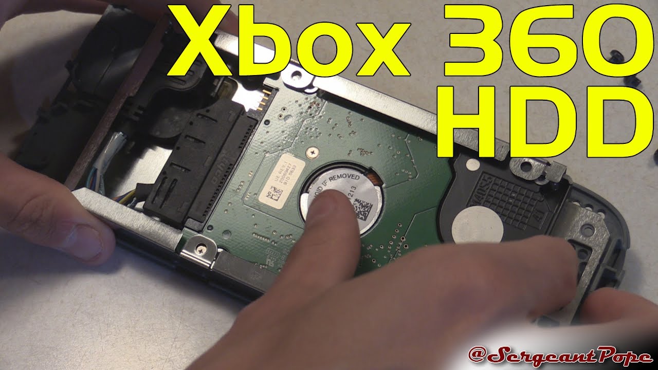 Teardown of an Xbox 360 hard drive - Upgradable?