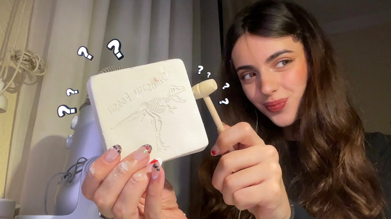 ASMR | Desenterrando un fósil 🦕  ( Súper Fail) 😭
