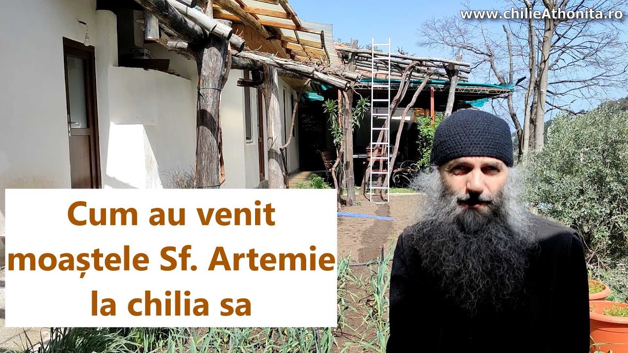 Cum au venit moaștele Sfântului Artemie la chilia sa - părintele Pimen Vlad