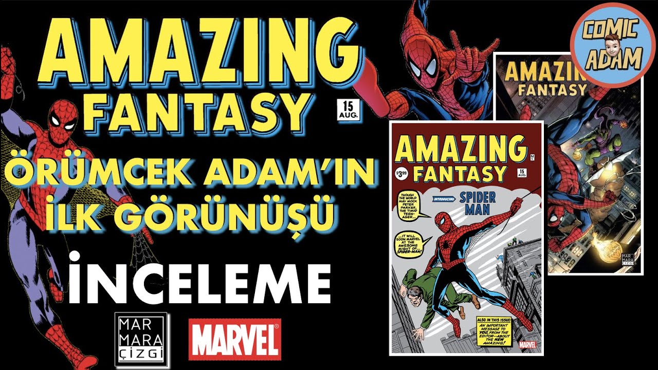 AMAZING FANTASY #15 (Türkçe - İngilizce Baskılar ) 🔍 ÇİZGİ ROMAN İNCELEME 10 