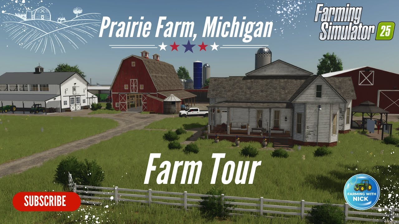 I Created a Custom Farm Build from Scratch on Prairie Farm, Michigan