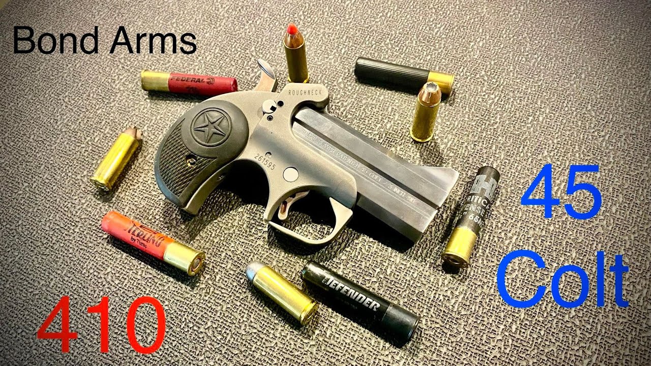 Bond Arms Rowdy 45 Colt 410 3 Inch Shots and Ammo Review 