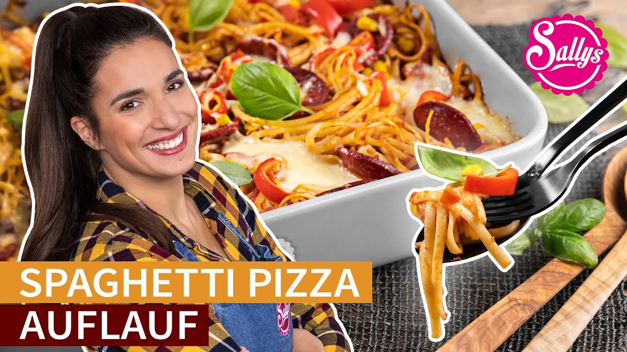Spaghetti Pizza Auflauf - Einfach & lecker!