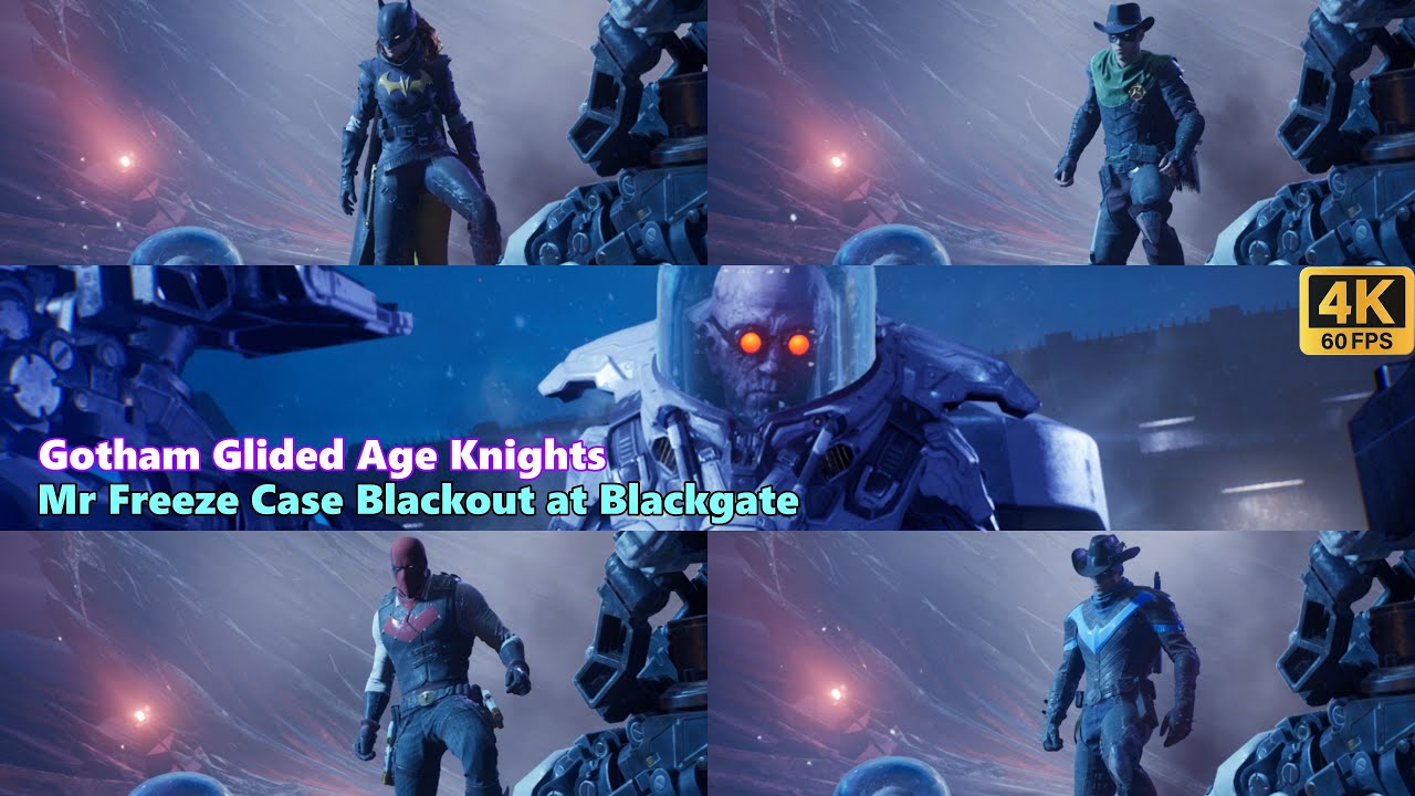 Gotham Knights DE TKI - Glided Age Mr Freeze Case Blackout at Blackgate