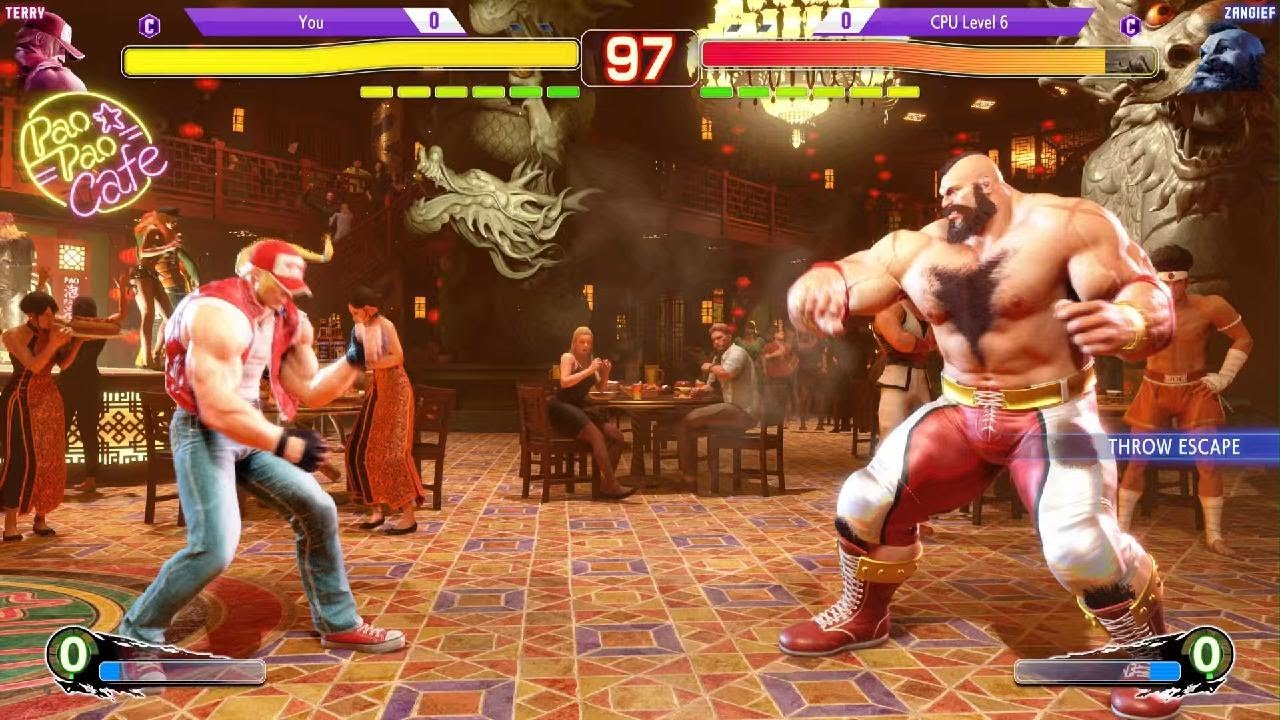 Street Fighter 6: Терри против Зангиефа