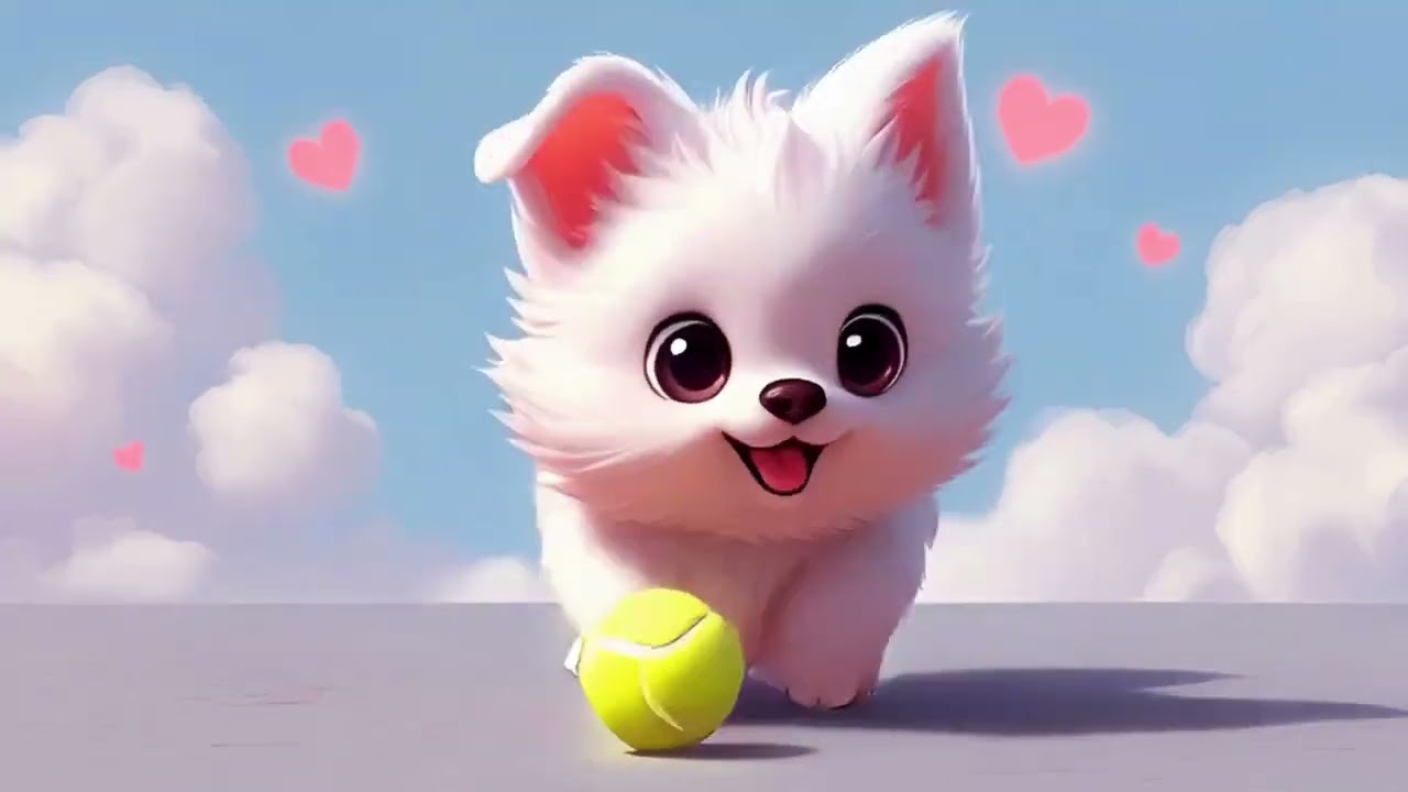 Baby Sleep Music 🌙 Gentle Piano Lullabies & Bell Chimes with Cute Puppies💫🐶🎹