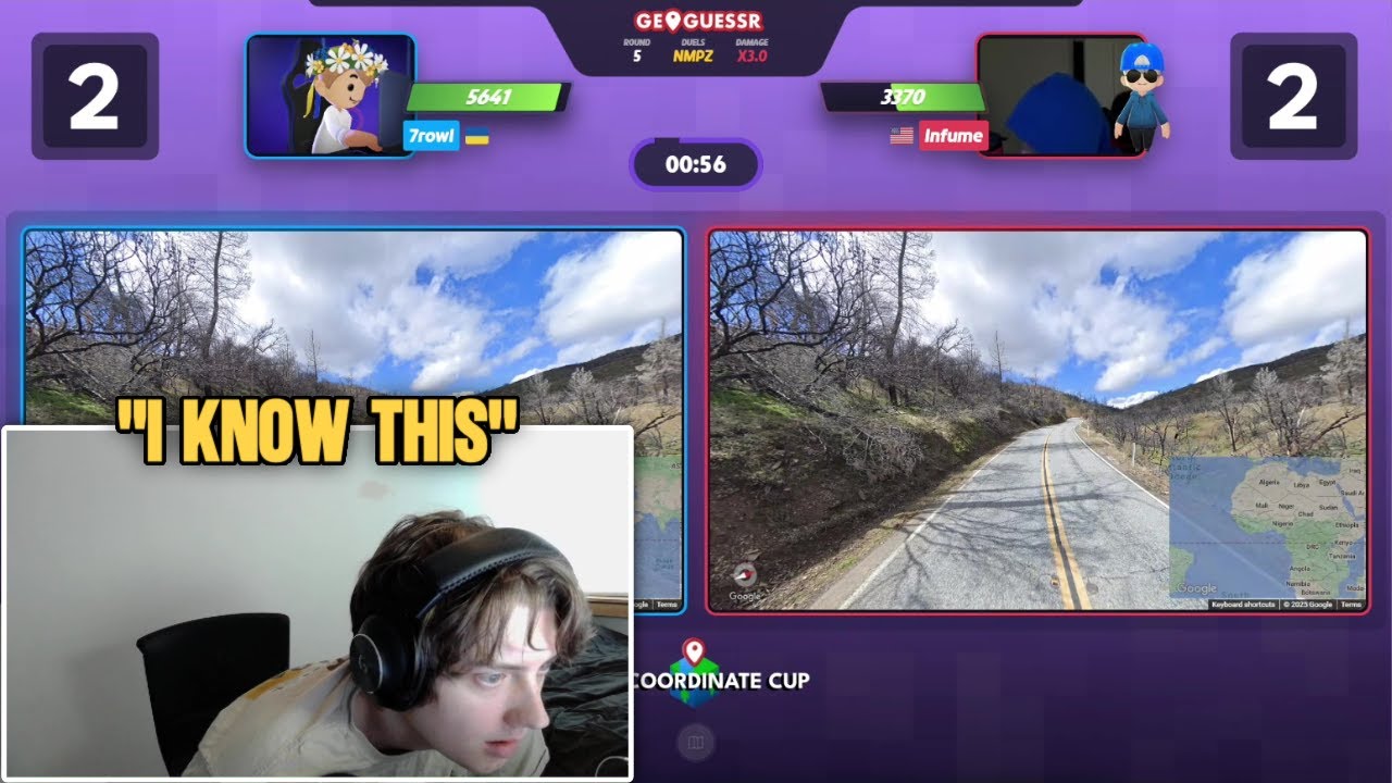 Silverrruns Reacts to Minecraft Speedrunners Playing GeoGuessr ft. Derziggi (Coordinate Cup Day 2)