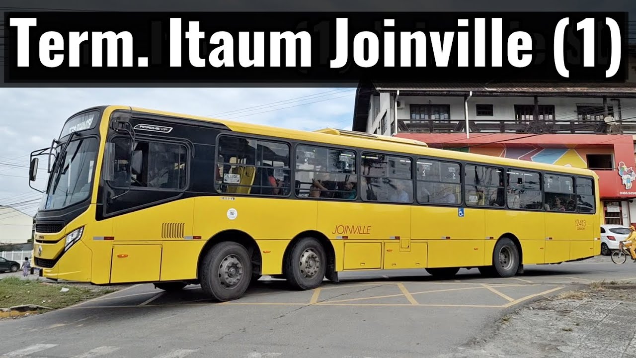 Term. Itaum (1) Joinville - Santa Catarina - movimentação de ônibus urbanos #ônibus #bus