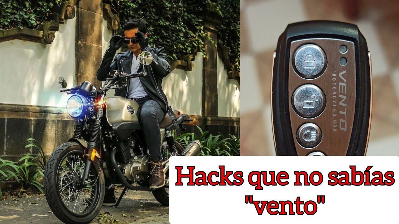 Lo que no sabías del "CONTROL REMOTO" de las motos de "VENTO"