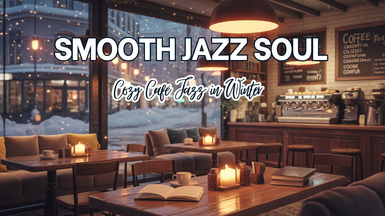 Smooth Jazz Soul ☕❄️ | Cozy Café Jazz in Winter for Relax, Study & Work