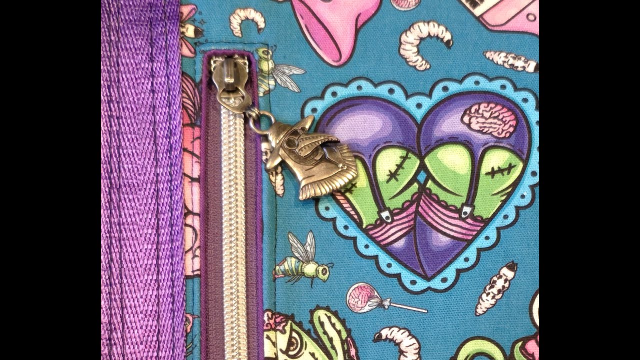 Creating a simple zipper pocket - method one