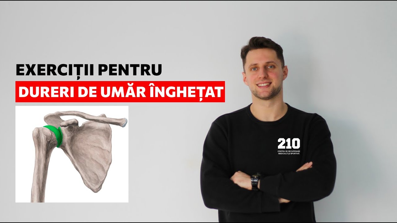 EXERCIȚII pentru dureri de umăr înghețat | FROZENSHOLDER | CAPSULITA ADEZIVA