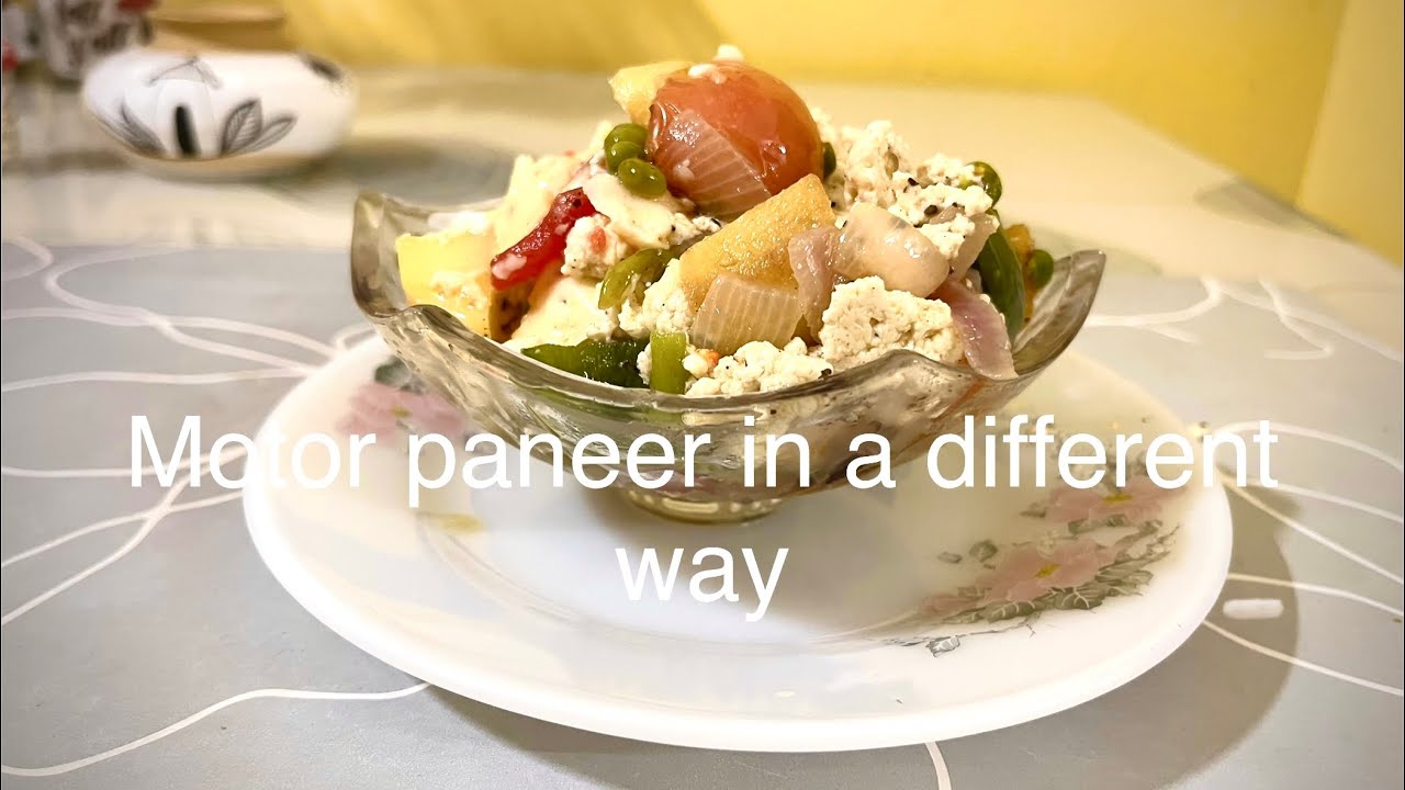 Motor paneer in a different way