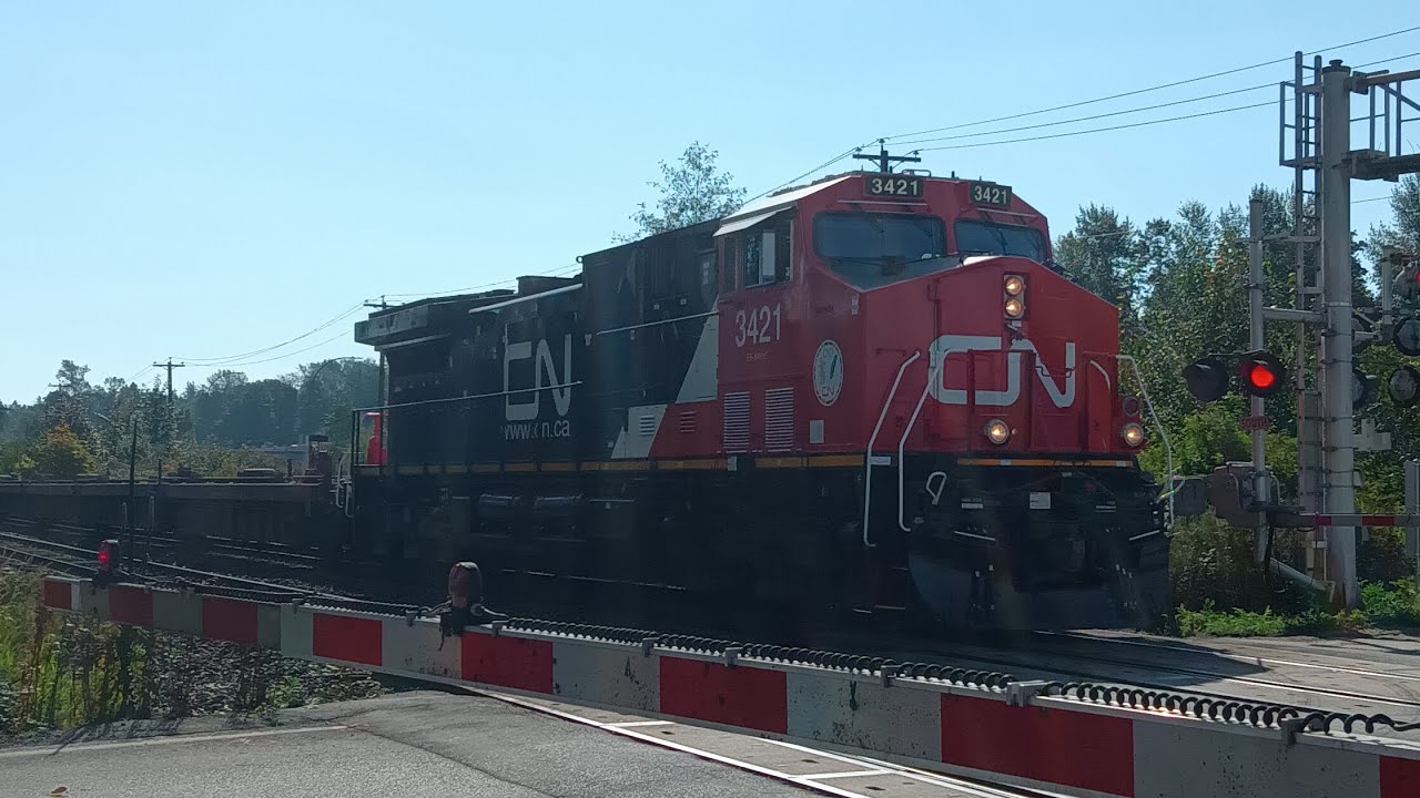 [MASSIVE TRAIN] CN 3421 leads Z11131-20 at Hampton! 