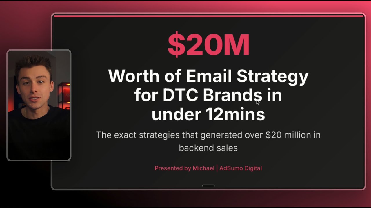 $20M Worth of Email Marketing Advice in 12 Minutes