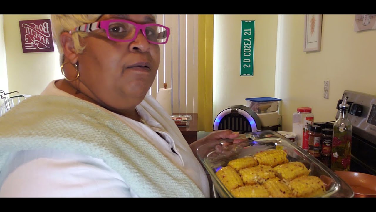 CORN-ON-THE-COB ROASTED IN OVEN!