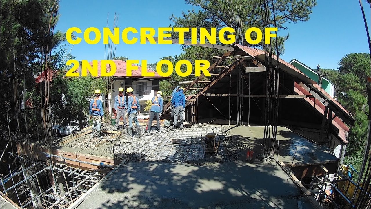 Time lapse: Traditional Concreting of 2nd Floor Slab