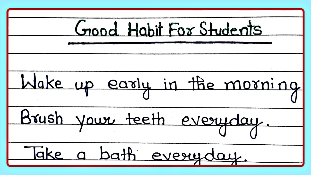 Good Habits For Students | 10 Habits of Successful Students | Writely Education