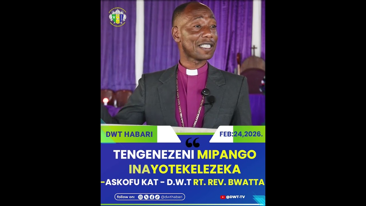 WEKENI MALENGO YANAYOTEKELEZEKA ASKOFU WA KANISA ANGLIKANA TZ DAYOSISI YA WESTERN TANGANYIKA -BWATTA