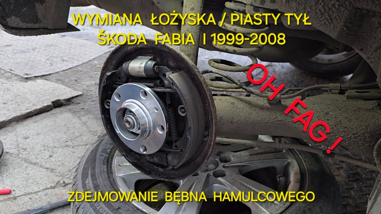 #Wymiana #Łożyska Piasty Škoda #Fabia I 1999-2008 Skoda VW i inne herezje z VAG.