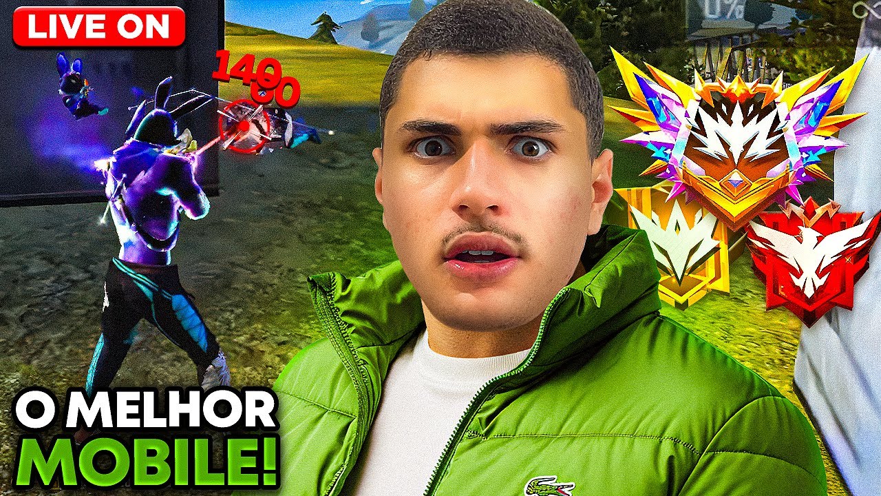LIVE ON🔴 HOJE &Eacute; DIA DE IMPRESSIONAR ALEAT&Oacute;RIOS!🔥 FREE FIRE AO VIVO! JACKsx FF