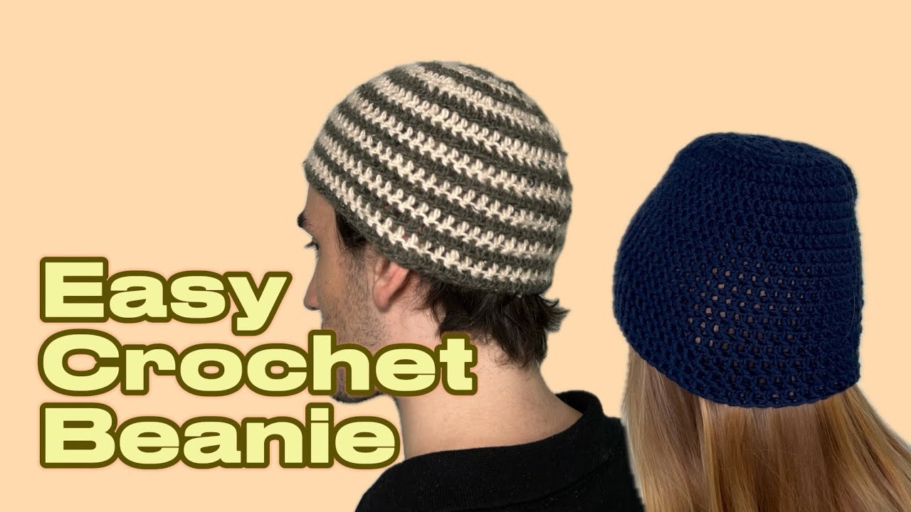 Beanie häkeln für Anfänger | The EASIEST way to crochet a Beanie!  