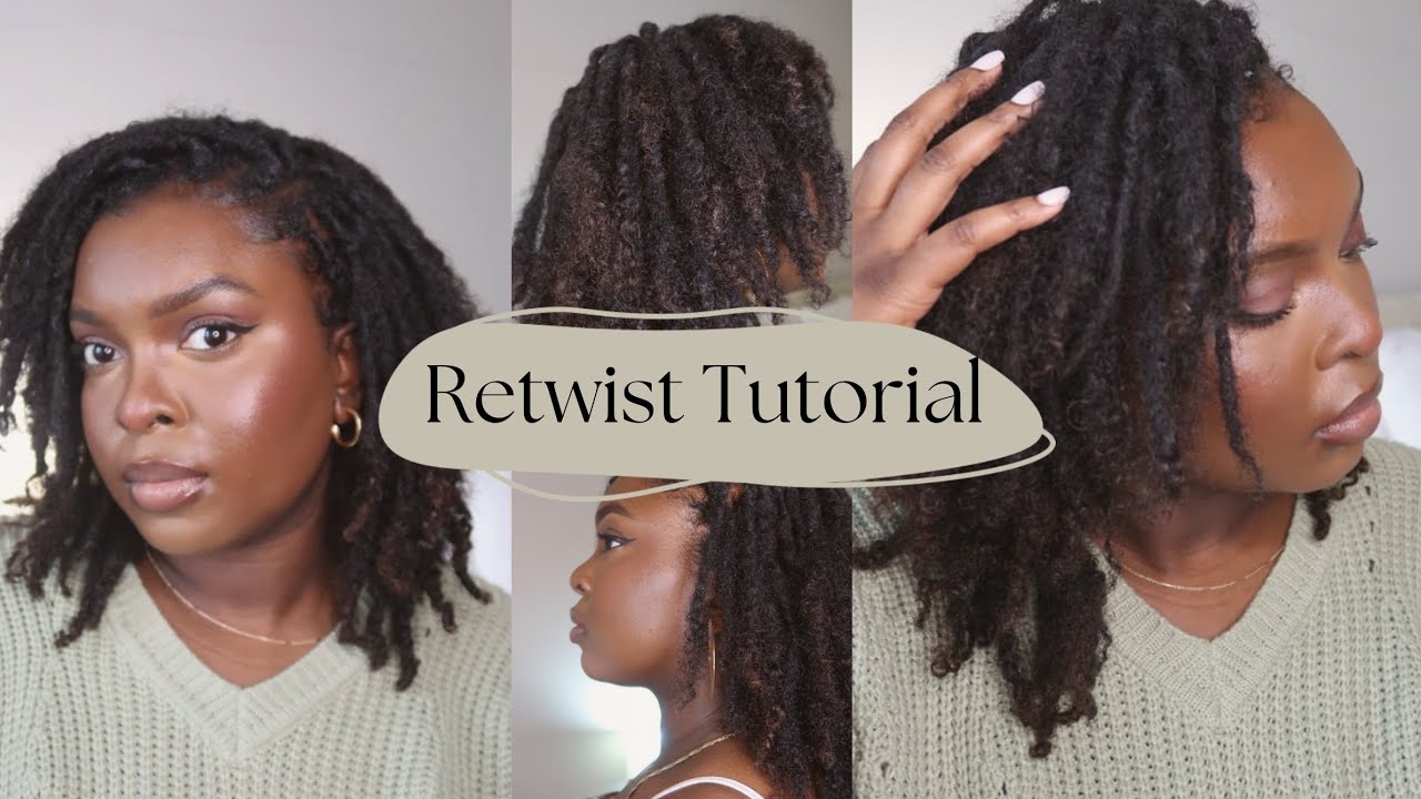 Loc Retwist Tutorial!! | My First Retwist of the Year