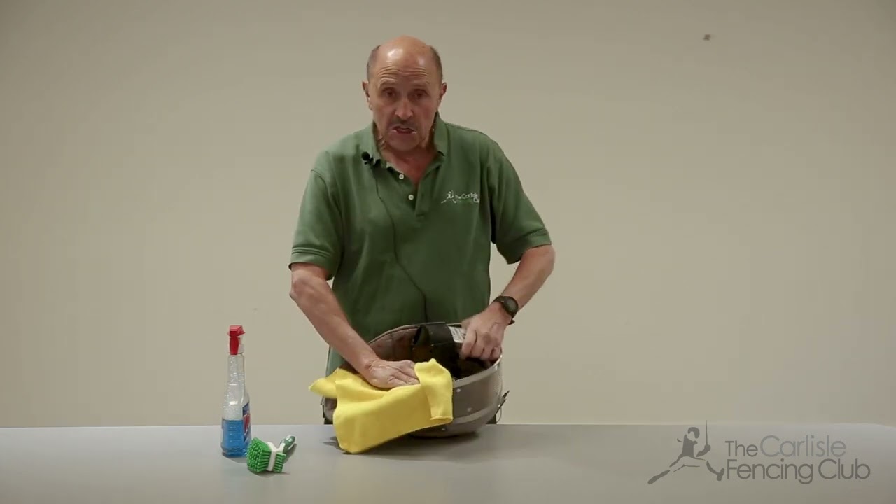 07   Cleaning Your Fencing Mask