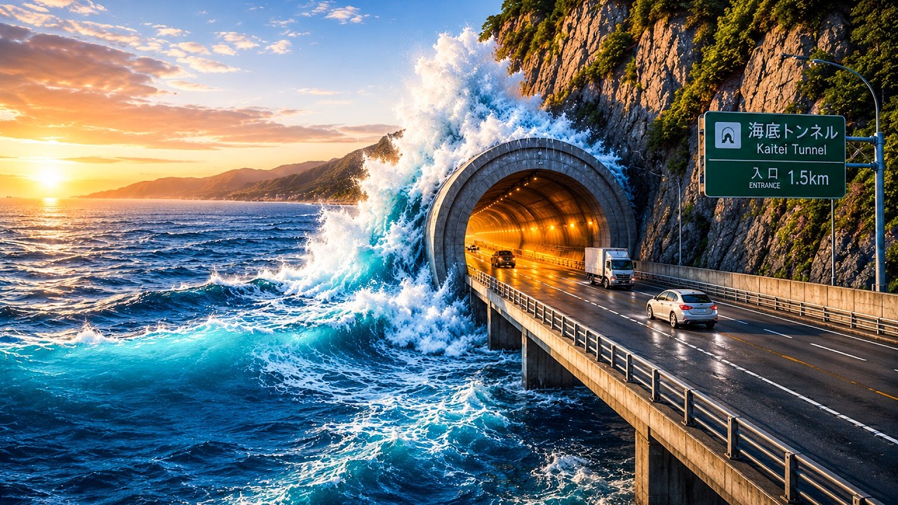 How Japan Constructed a Bullet Train Tunnel Deep Under the Ocean