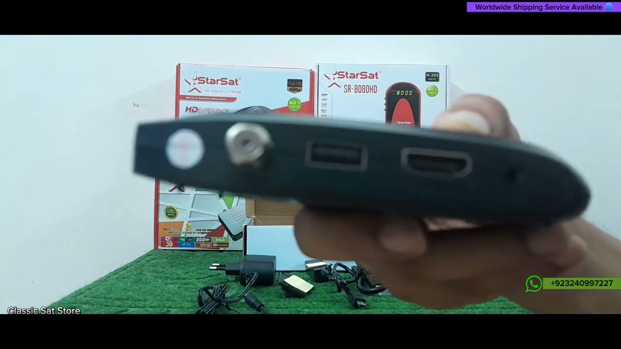 StarSat SR-4080HD Extreme H.264 Digital Satellite Receiver l Unboxing l English l PVR l 4G l 2x USB