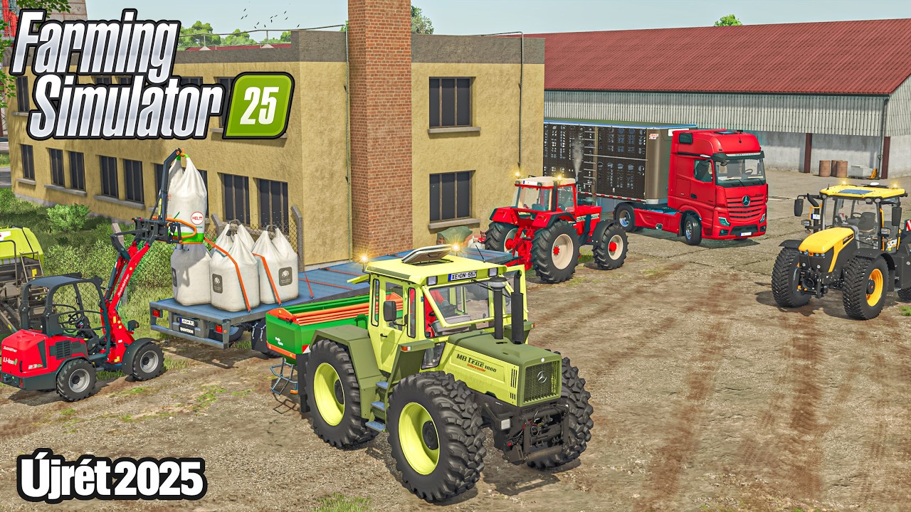 First Time Buying Cows w/ the New Animal Loader | Újrét 2025 | Farming Simulator 25