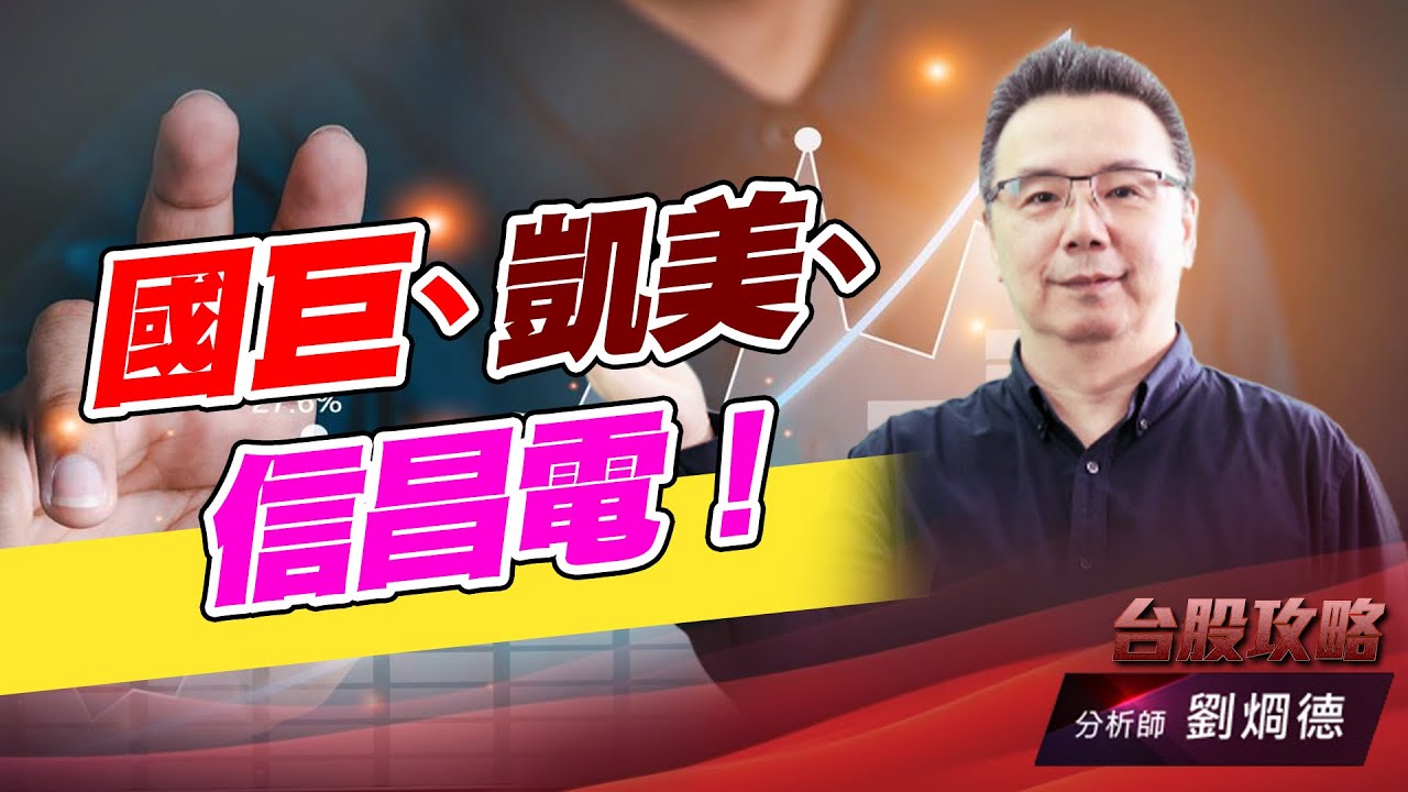 國巨、凱美、信昌電！｜台股攻略｜劉烱德