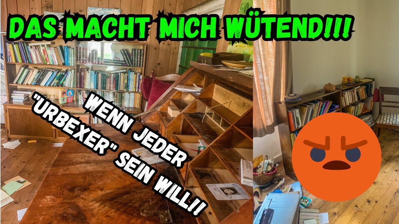 Wir besuchen eine Zeitkapsel, Gl&uuml;cksfund!! Leider teils verw&uuml;stet.....