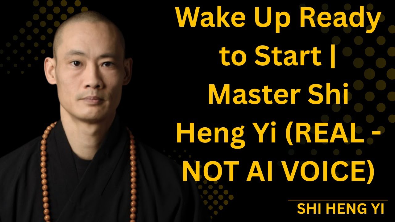 Wake Up Ready to Start  Master Shi Heng Yi REAL