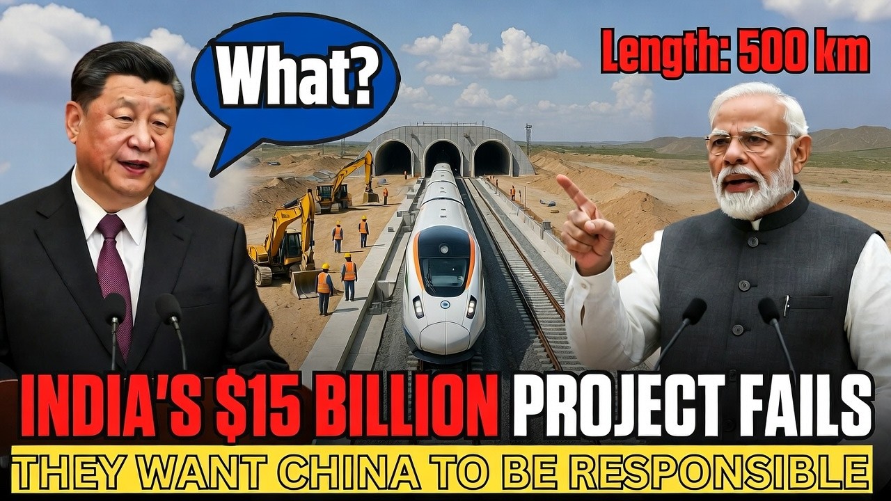 Индия обвиняет Китай в провале проекта высокоскоростной железной дороги стоимостью 15 миллиардов ...