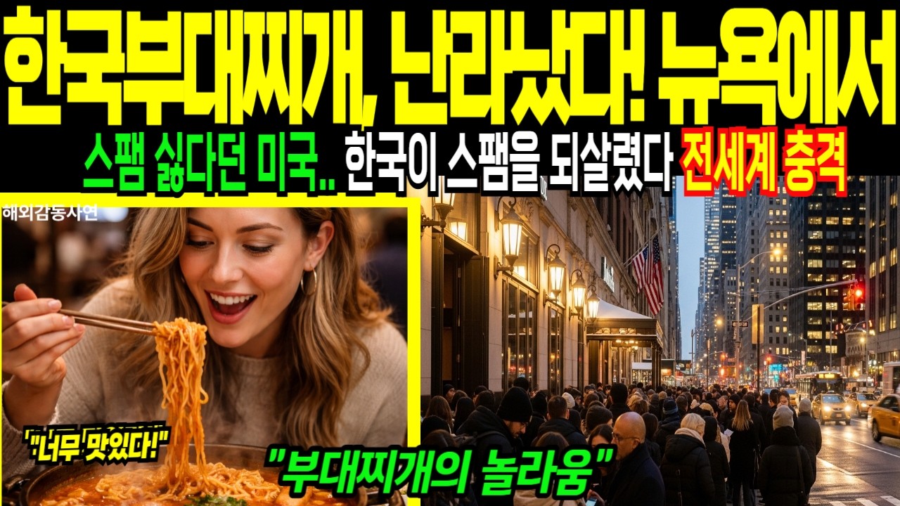 [해외감동사연] 뉴욕에서 줄 선 미국인들… 34세 PR전문가가 밝힌 ‘부대찌개 역수입’의 진실
