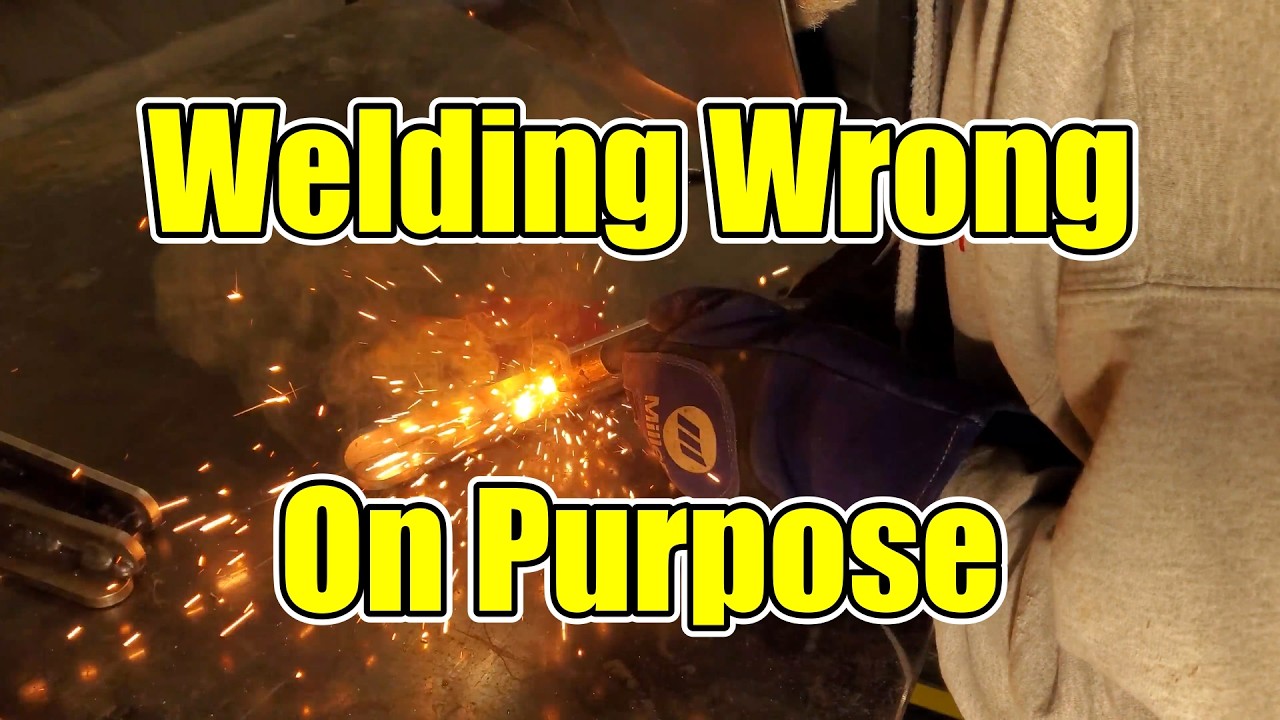 Weld better by doing it wrong