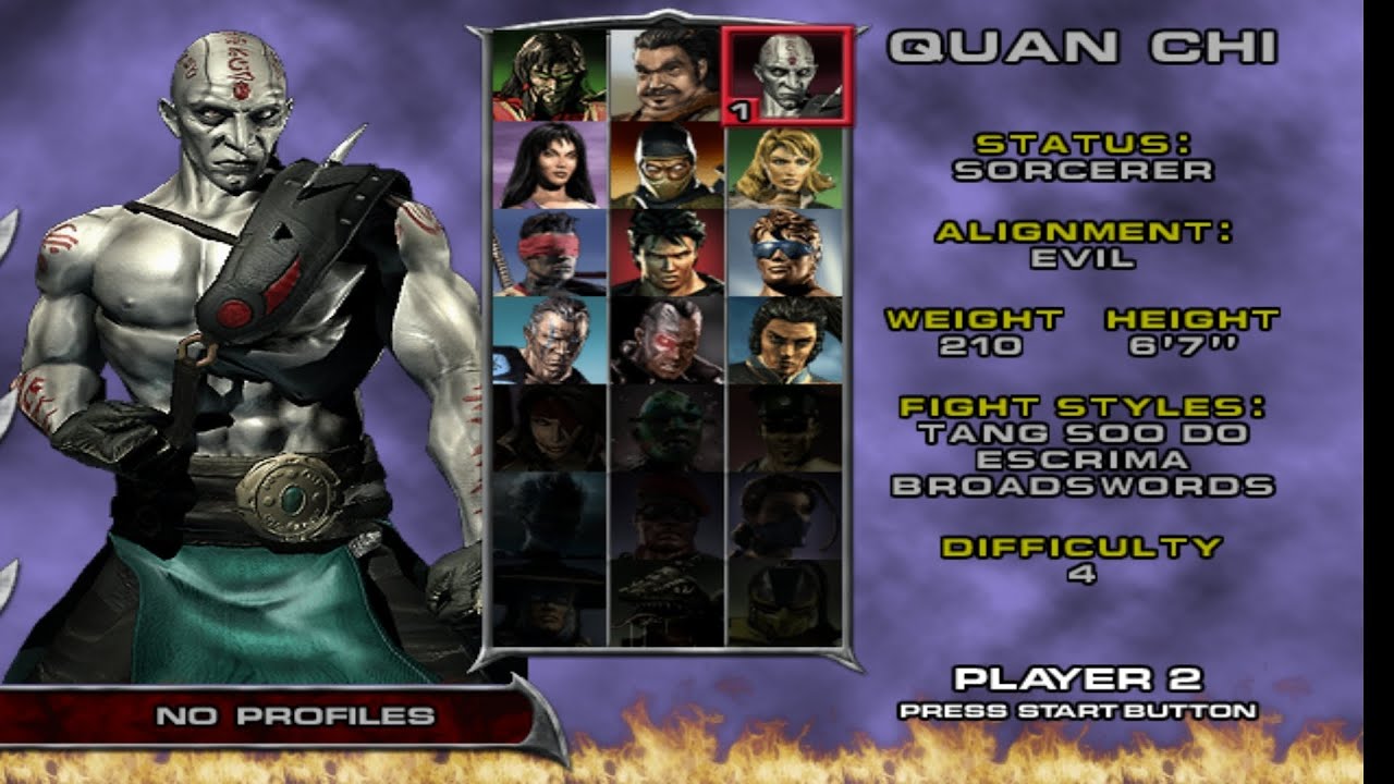 Quan Chi Mortal Kombat Deadly Alliance