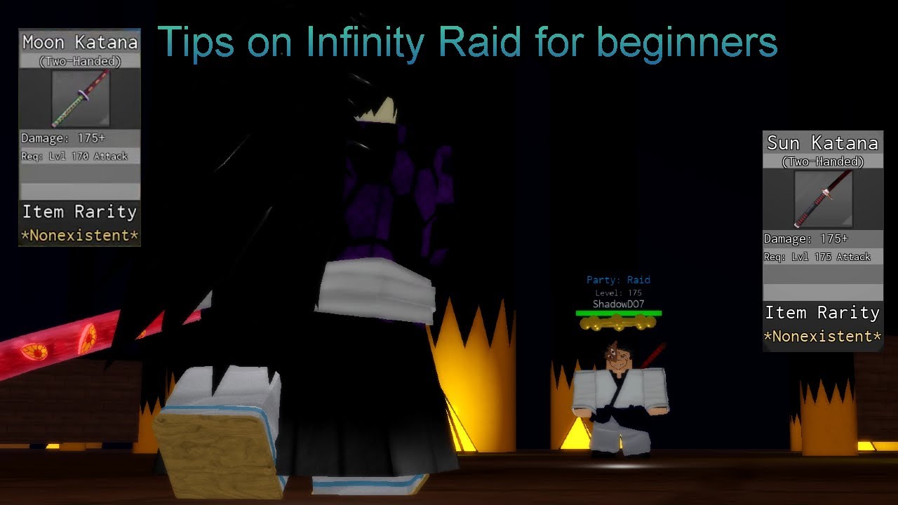 How to Clear the Infinity Raid for beginners in Legends Rewritten