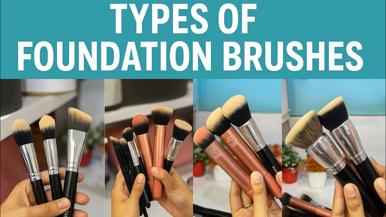Foundation Brush Guide: Which One Should You Use? | Flat vs Buffing vs Stippling&rdquo;