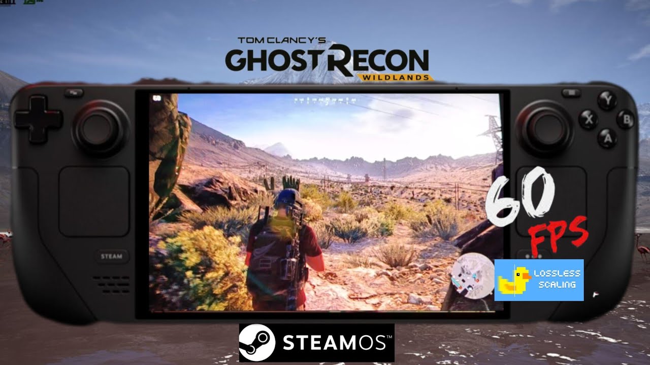 GHOST RECON WILDLANDS - STEAM DECK - 60 FPS - CONFIGURACIÓN/ LSFG