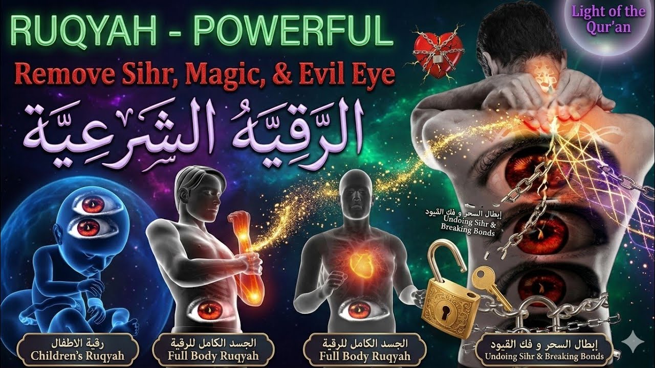 RUQYAH - POWERFUL - Remove Sihr, Magic, Jinn... القارئ عبد الولي الاركاني- رقية قرءانية 
