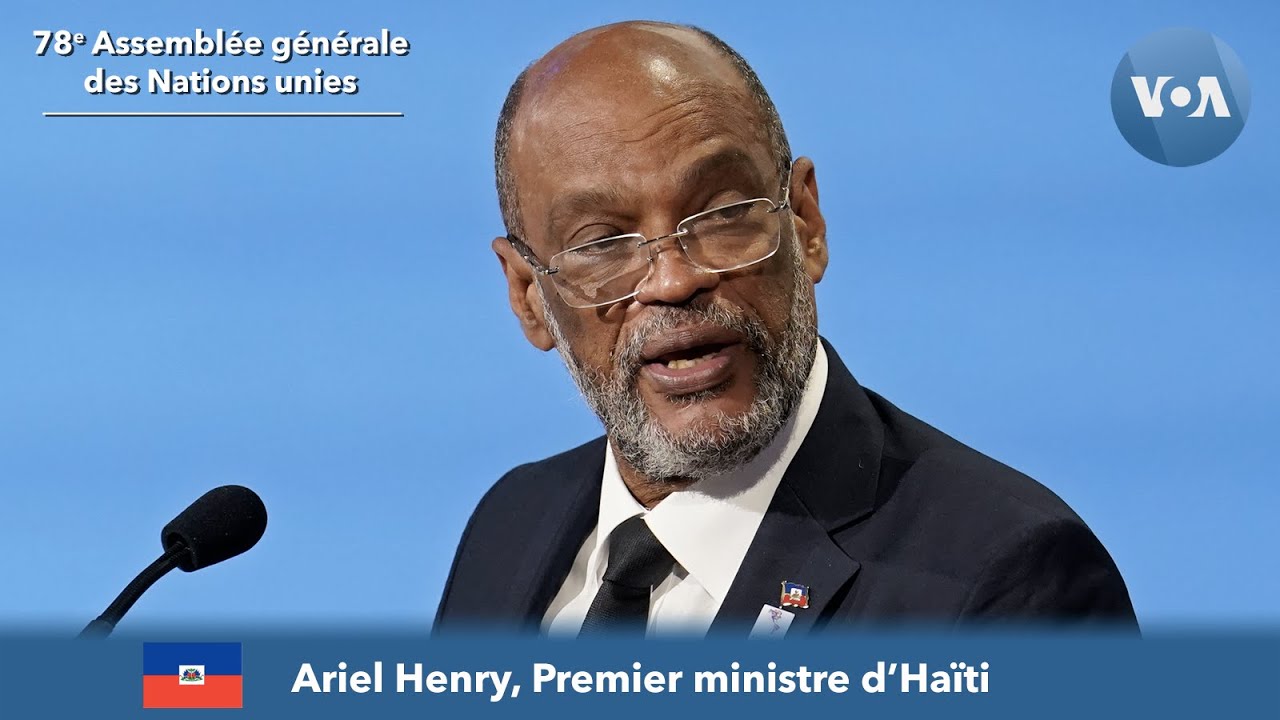 Ariel Henry (Haïti) devant la 78e Assemblée générale des Nations unies