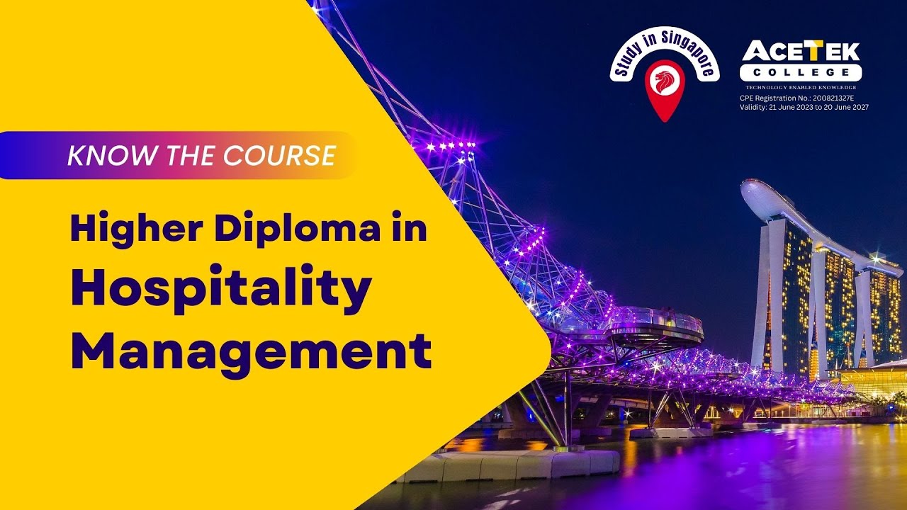Study in Singapore - Higher Diploma in Hospitality Management