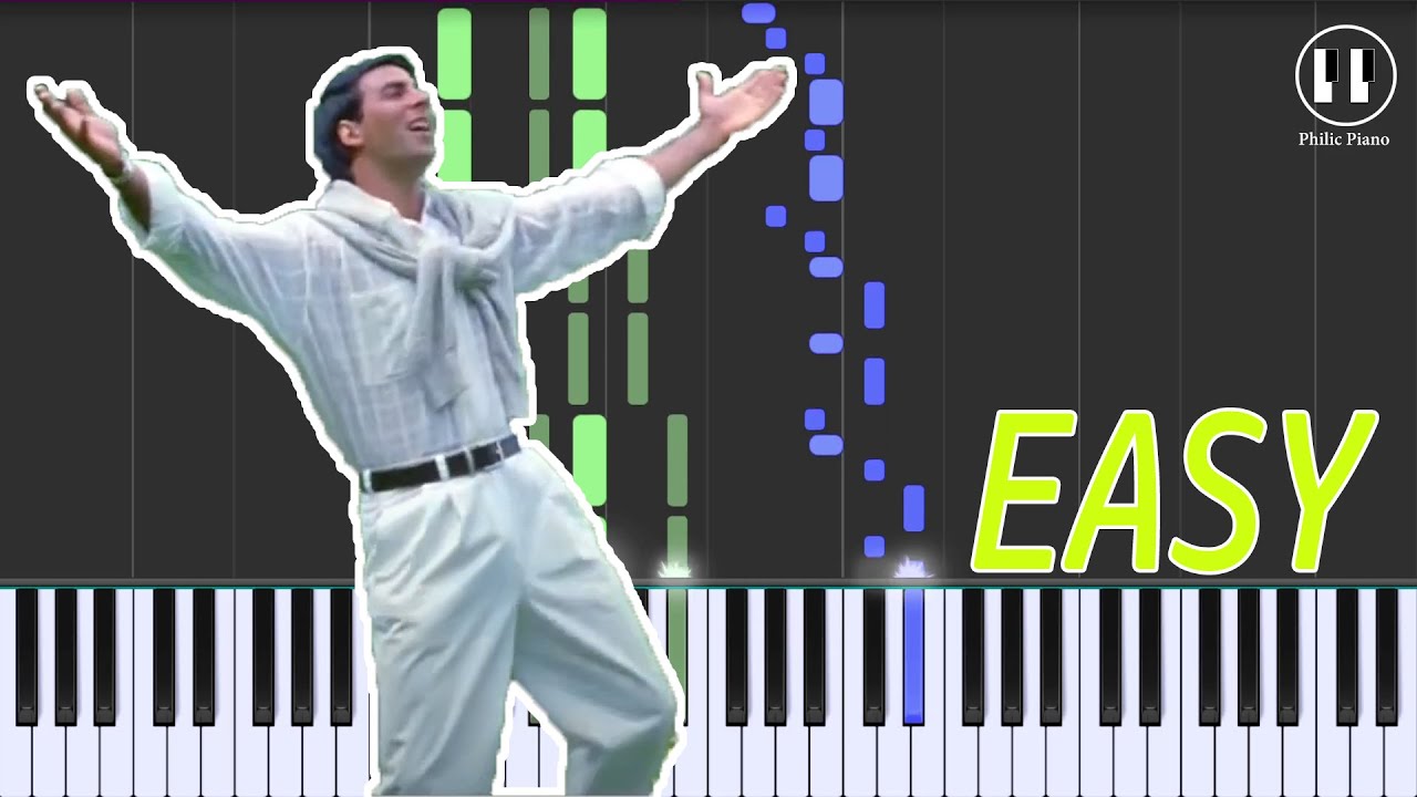 Dil Ne Yeh Kaha Hain Dil Se - Dhadkan (2000) - EASY Piano Tutorial