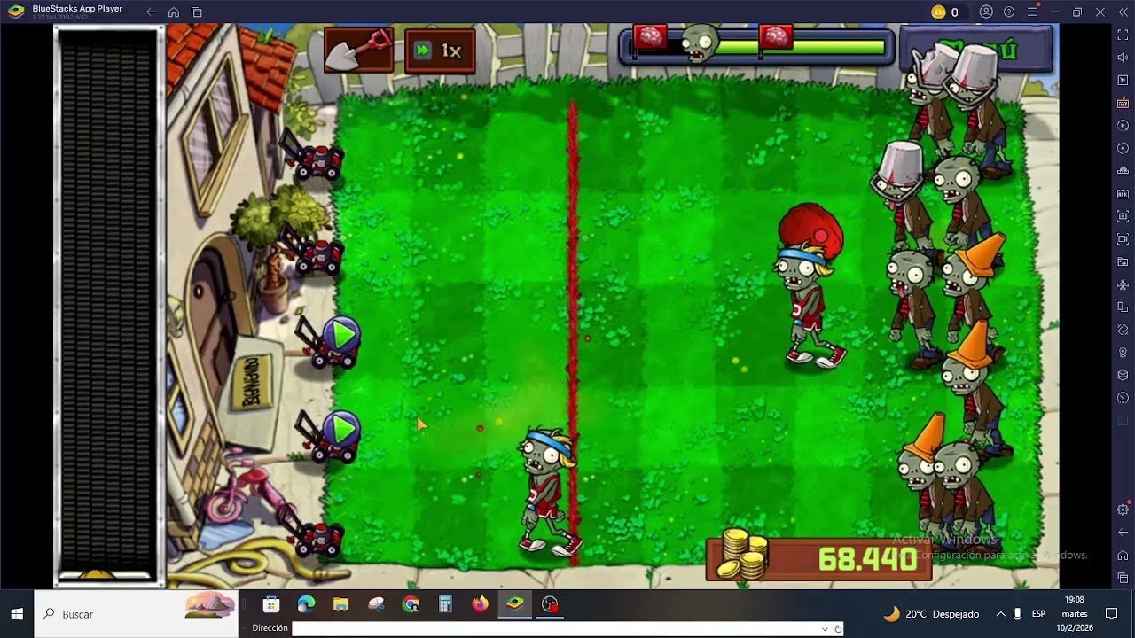 Jugando Plantas vs Zombis #20 Aventura 2