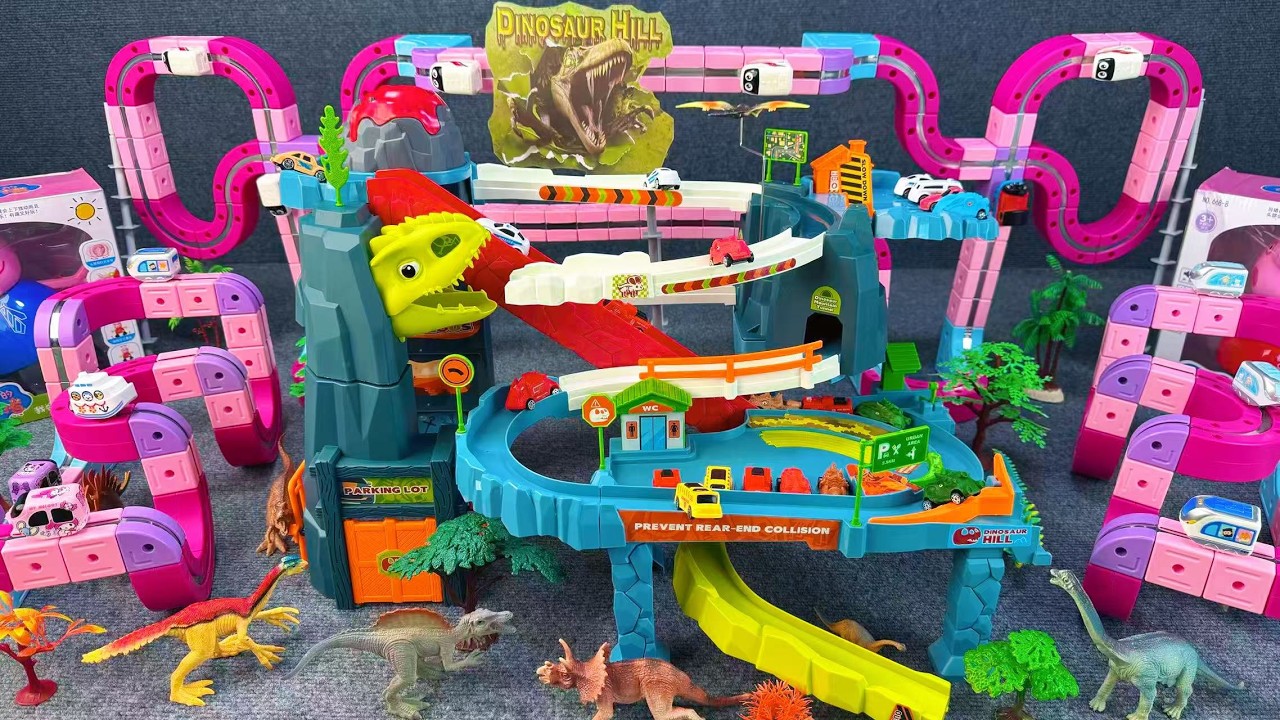 11 minute ASMR Toy Unboxing Video: MagicalMagnetic Track Building Blocks Toy Train | Toy Review