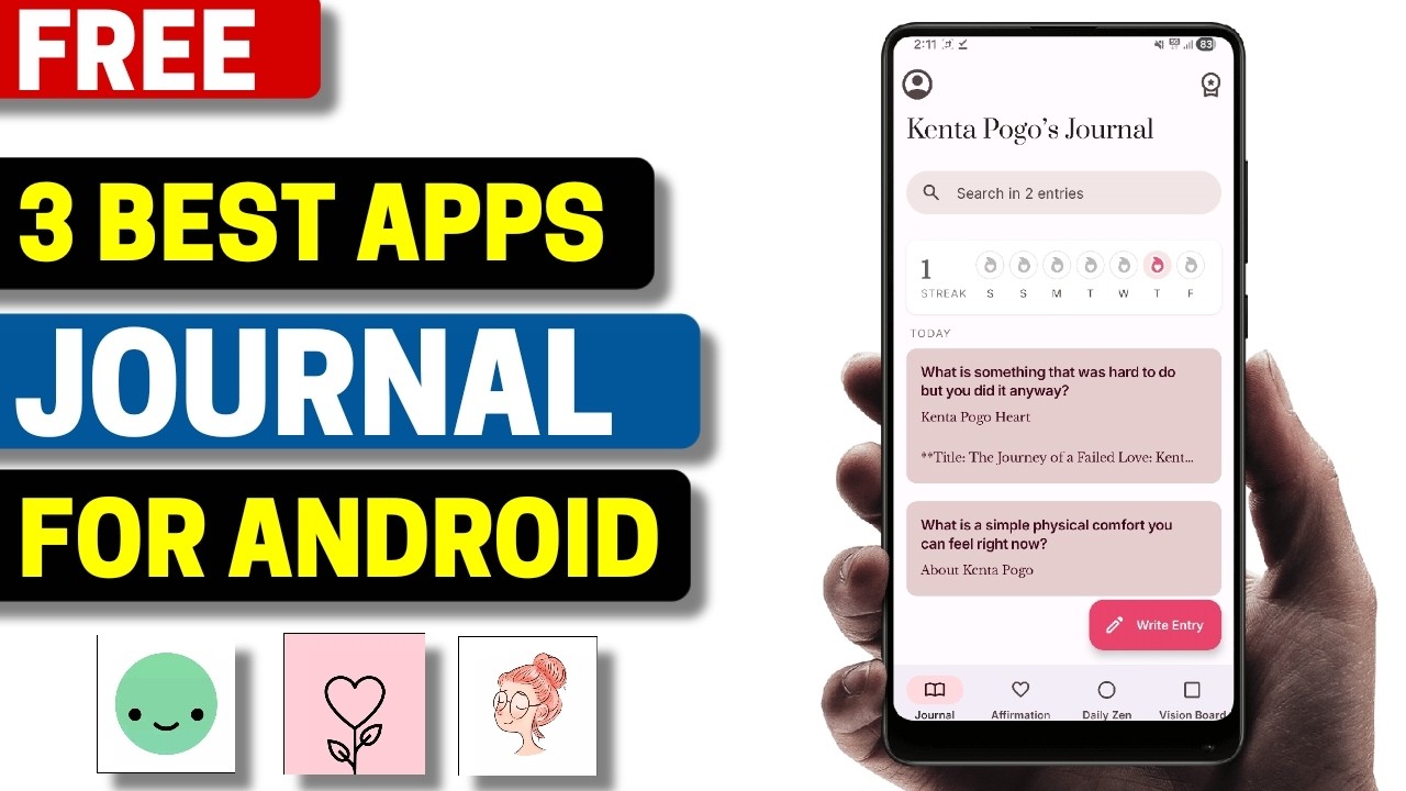 3 Best Free Journal Apps for Android 2026